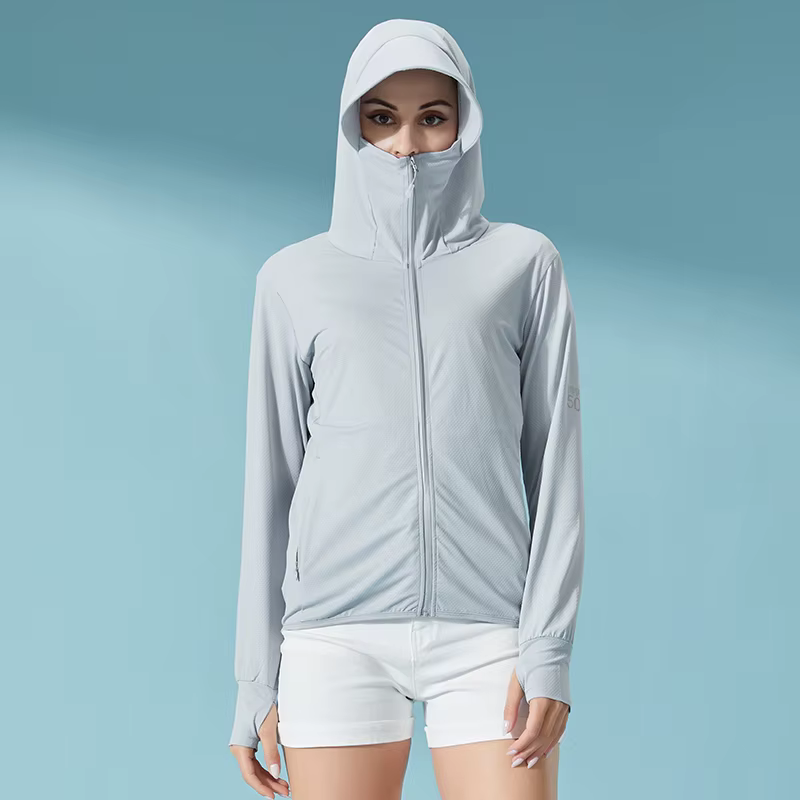 Vestes d'été anti-UV pour femmes, protection solaire extérieure, coupe-vent à séchage rapide, mantea