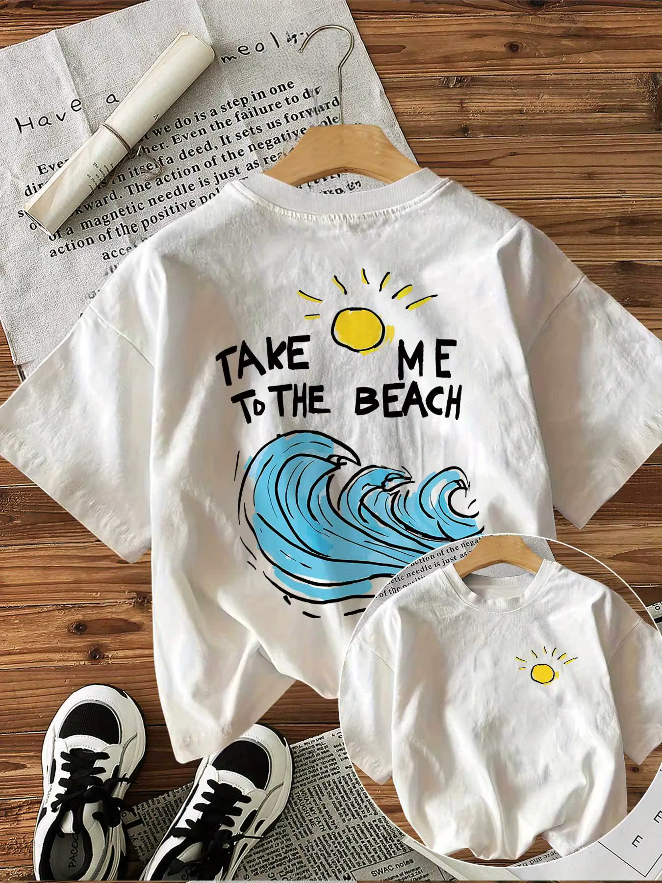 T-shirt graphique élégant pour homme — Polyvalent, simple, décontracté, confortable, coupe ample, te