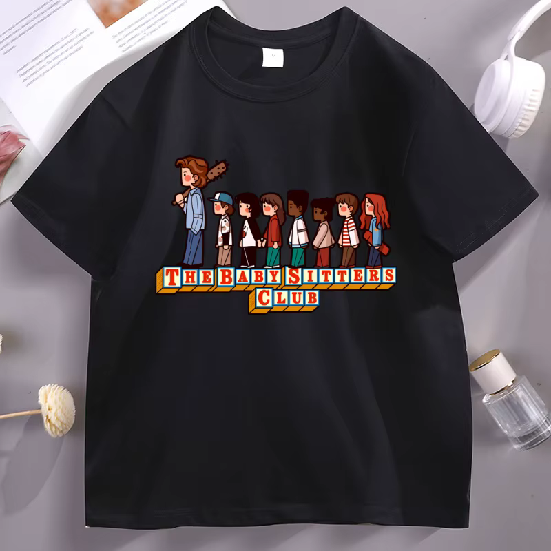 Babysitters Club t-shirt décontracté Harrington t-shirt drôle à manches courtes col rond T-shirts ho