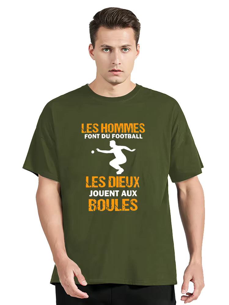 T-shirt de sport à manches courtes pour hommes, style estival, drôle, Walter tanque Bowler Boules Pe