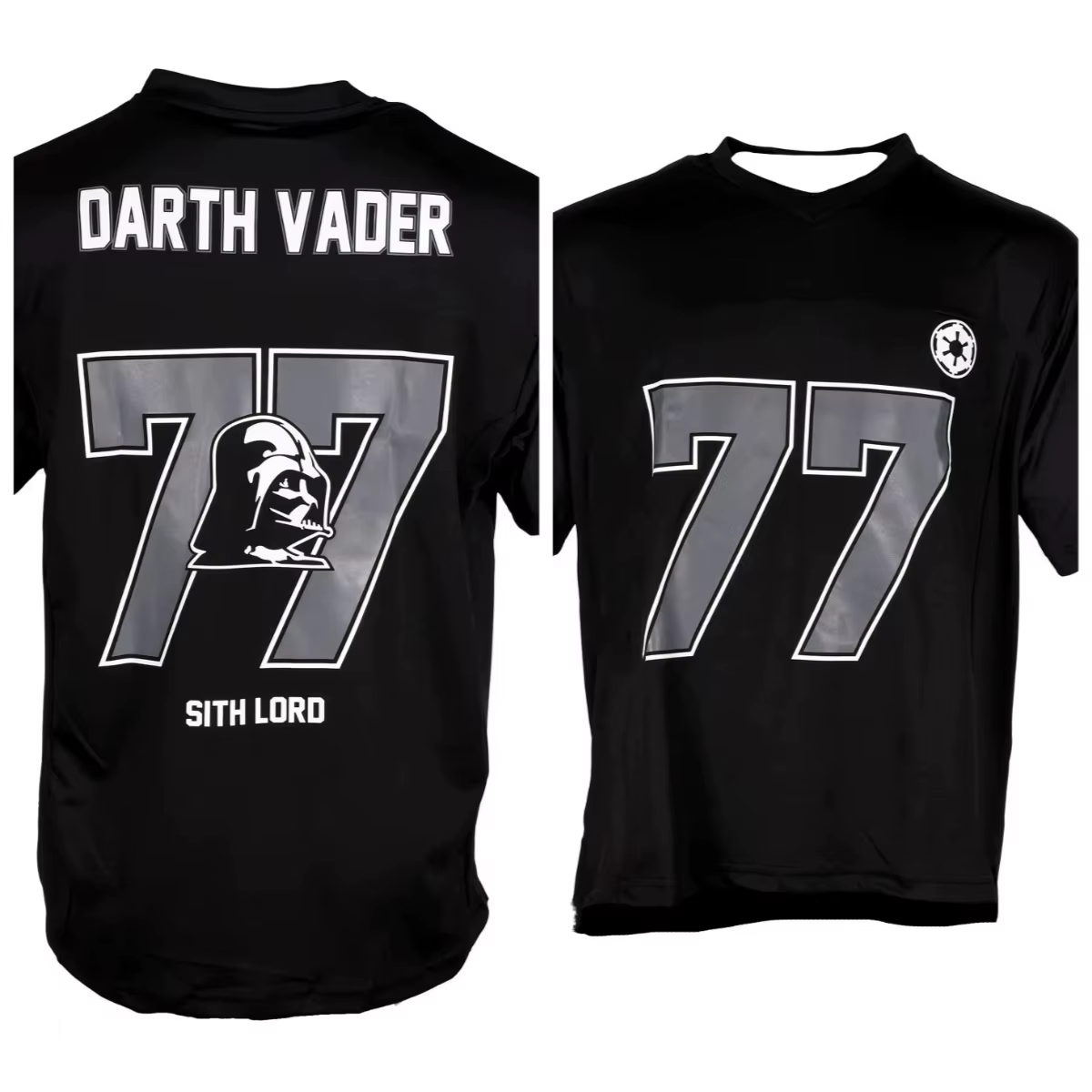 Star Wars Darth Vader No. T-shirt imprimé style maillot de sport 77, respirant et à séchage rapide, 
