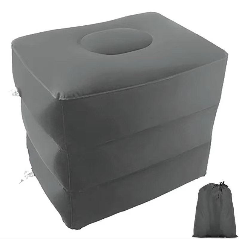 Repose-pieds gonflable pour enfants, coussin de repos pour avion, voiture, bus, coussin de voyage, r