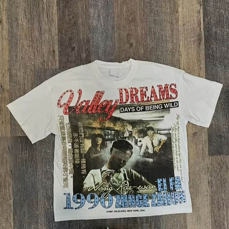 Valley Dreams T-shirt pour homme – Imprimé graphique *Days of Being Wild* de Wong Kar-wai – T-shirt
