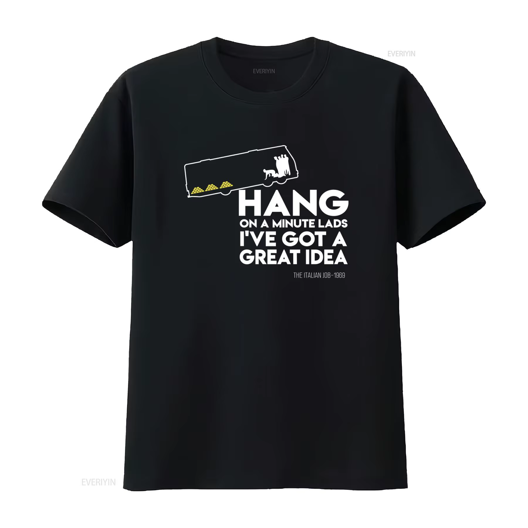 T-shirt pour adulte inspiré de l'émission italienne Job 1969, avec la célèbre phrase « Hang on a Min