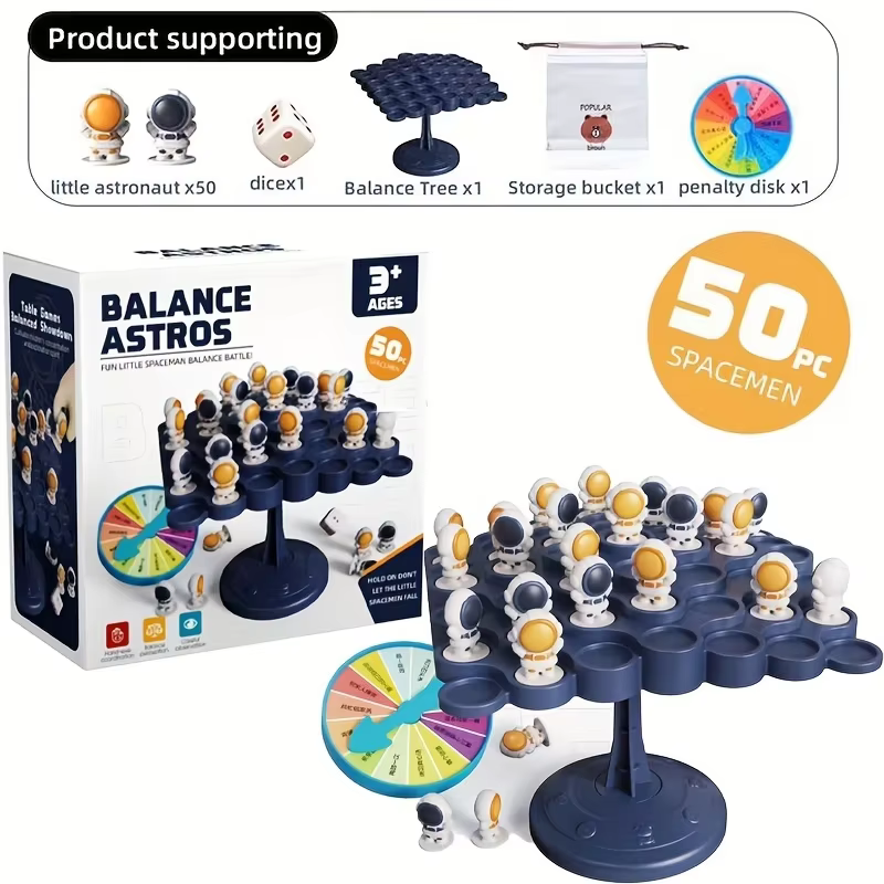 Puzzle d'astronaute, arbre d'équilibre, jouet d'astronaute interactif Parent-enfant, jeu de société 