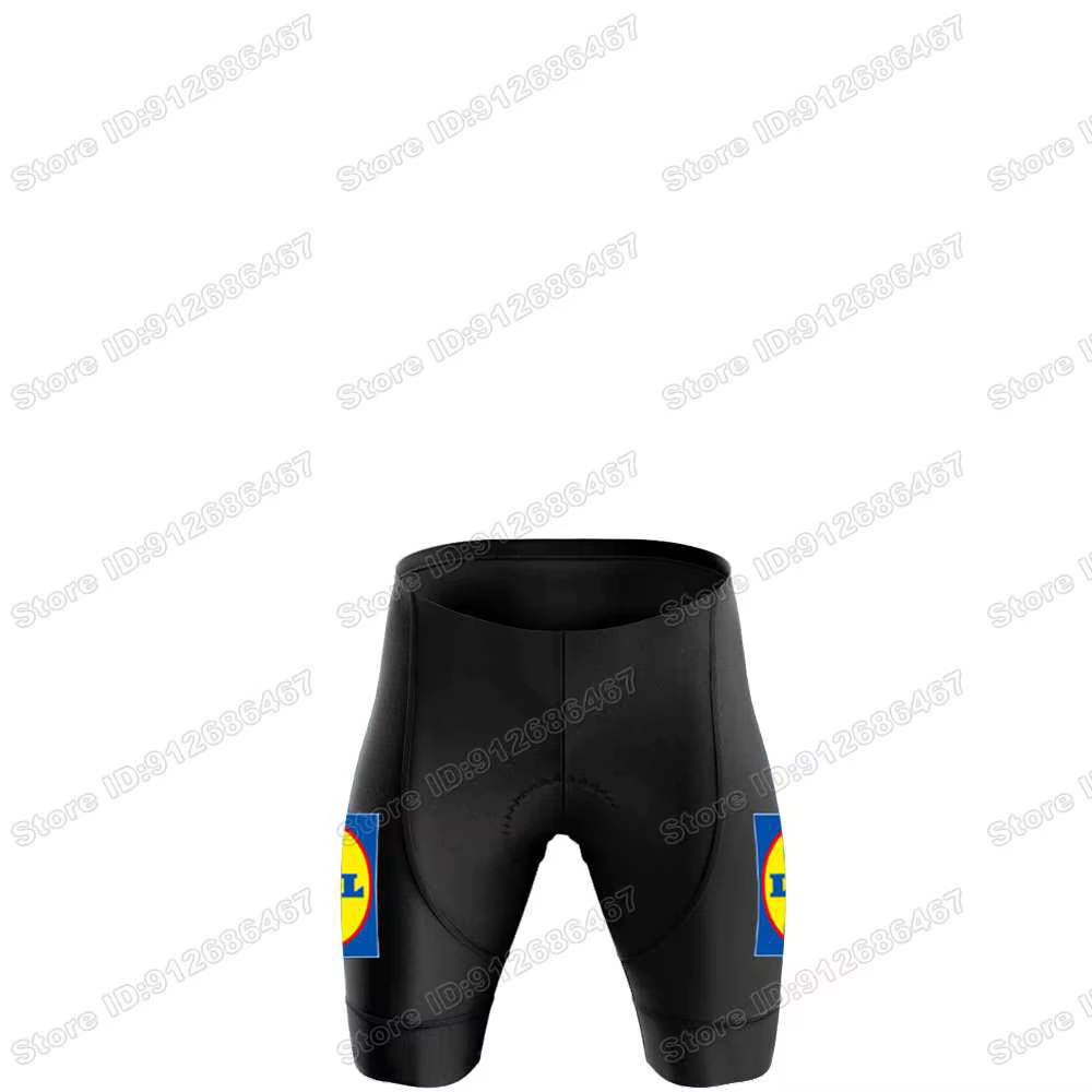 Maillot de Cyclisme Équipe Lidl 2026 Blanc et noir,Vêtements de cyclisme Tour d'Italie, d'Espagne et