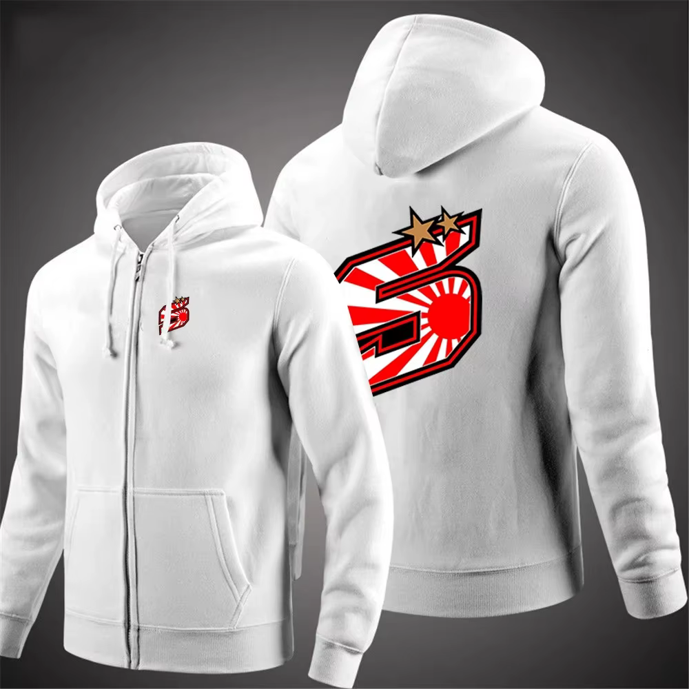 Johann Zarco No 5 imprimer 2025 printemps automne hommes classique couleur unie populaire sweat ferm