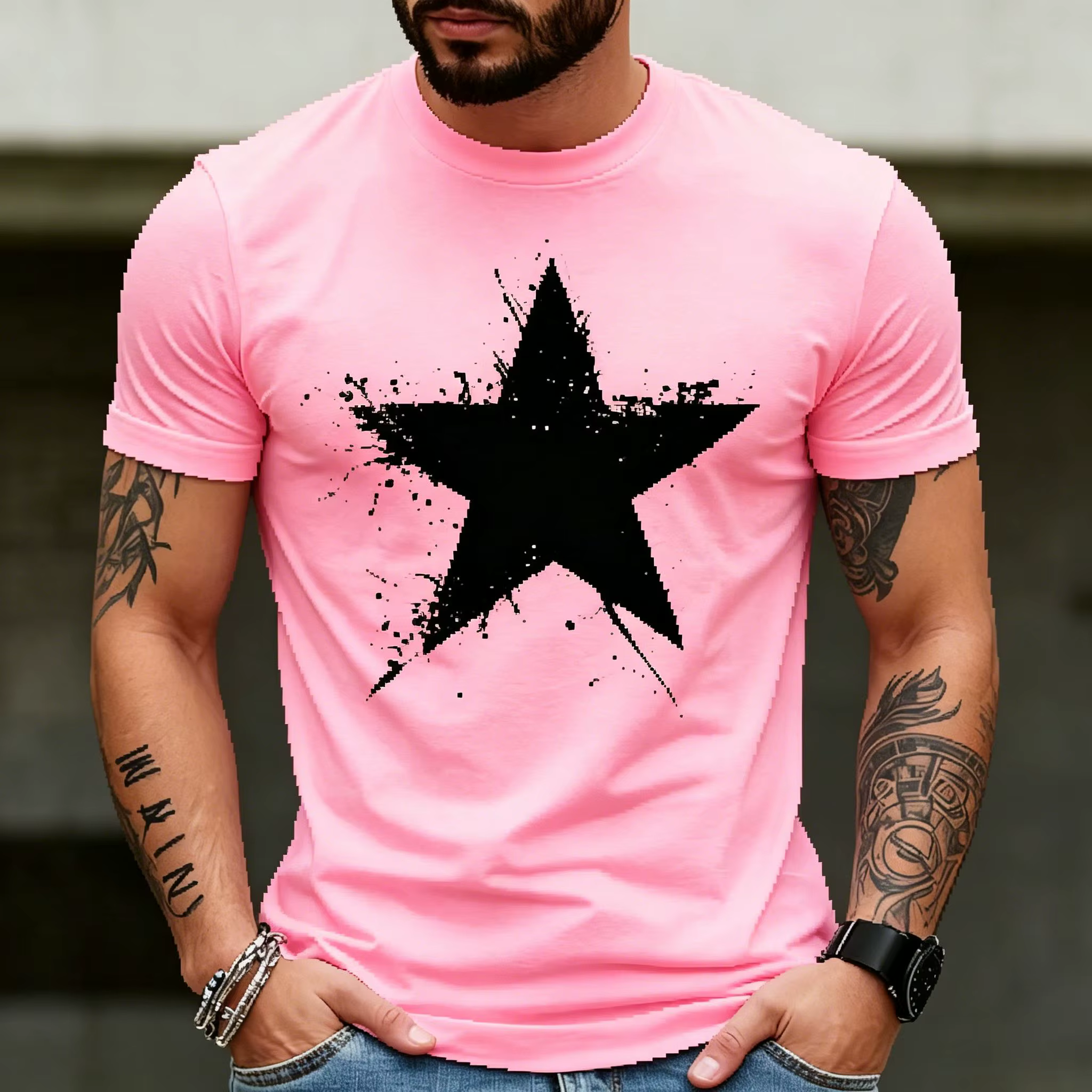 T-shirt pour homme en coton doux