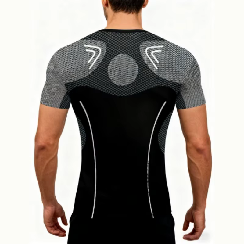 T-shirt de compression Iron Man Arc Reactor pour homme