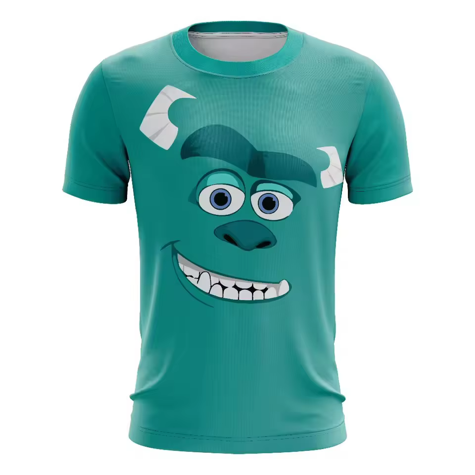 T-shirts pour adultes imprimés en 3D de Monsters