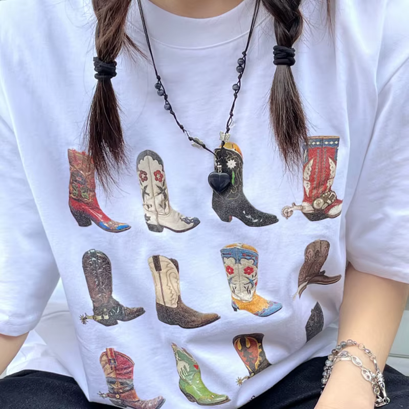 T-Shirt Western pour Femme