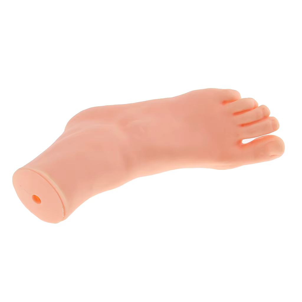 Magasin de mannequin de pied féminin