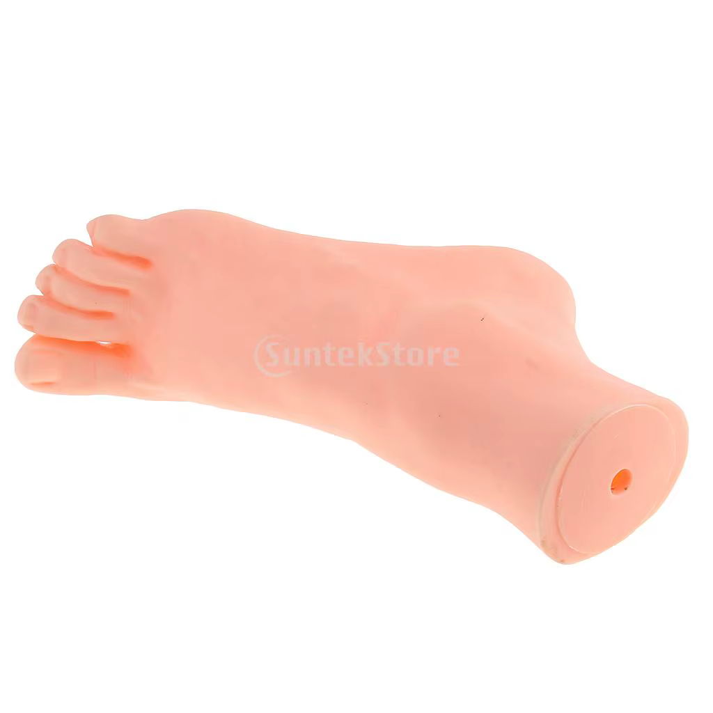 Magasin de mannequin de pied féminin