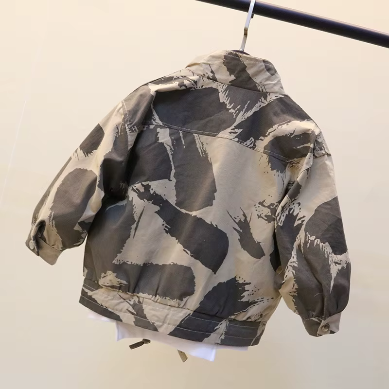 Veste optique avec fermeture éclair pour bébé garçon