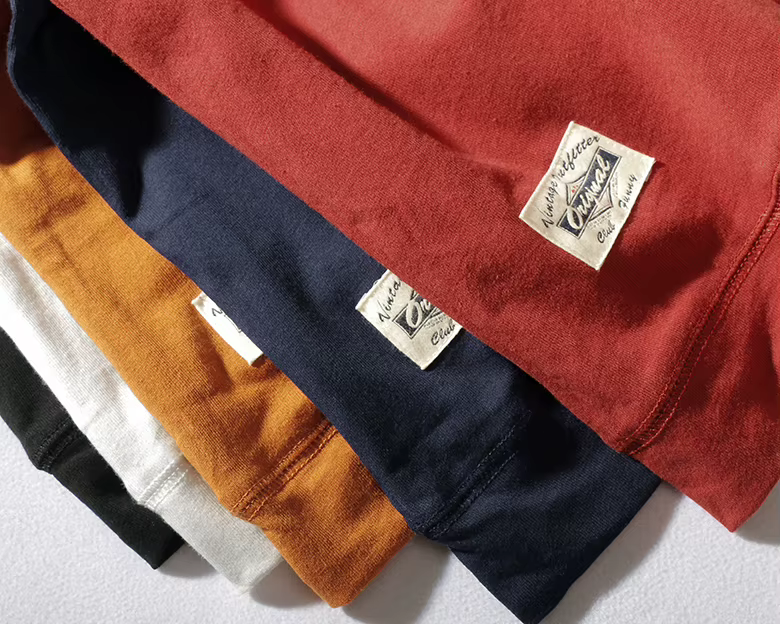 T-shirt uni à manches Leurs lan pour hommes