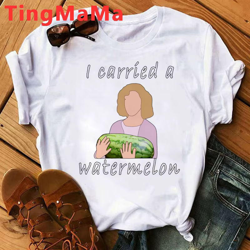Film chaud danse sale T-shirt femmes Kawaii dessin animé graphique t-shirts unisexe Hip Hop Harajuku