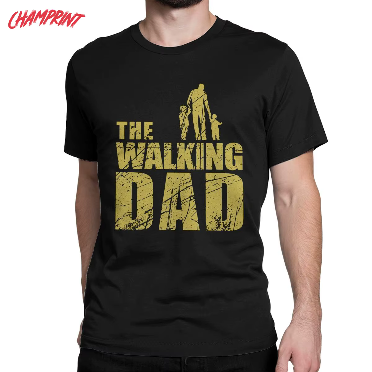 T-shirt manches courtes col ras du cou pour homme
