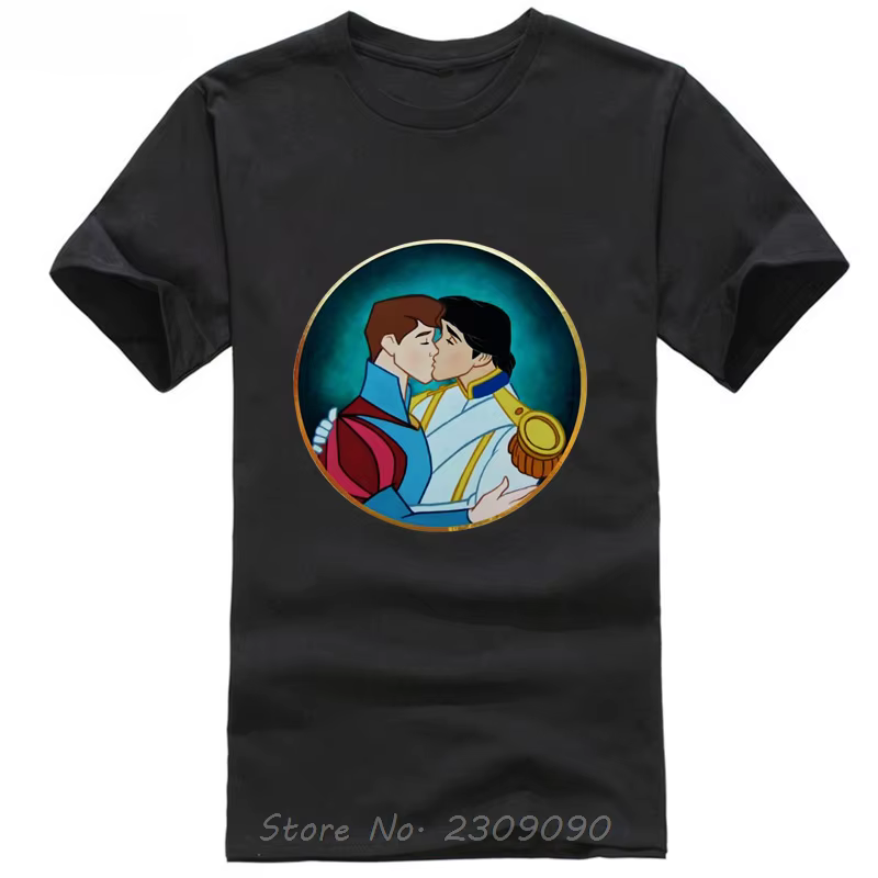 T-shirt à col rond en coton pour hommes