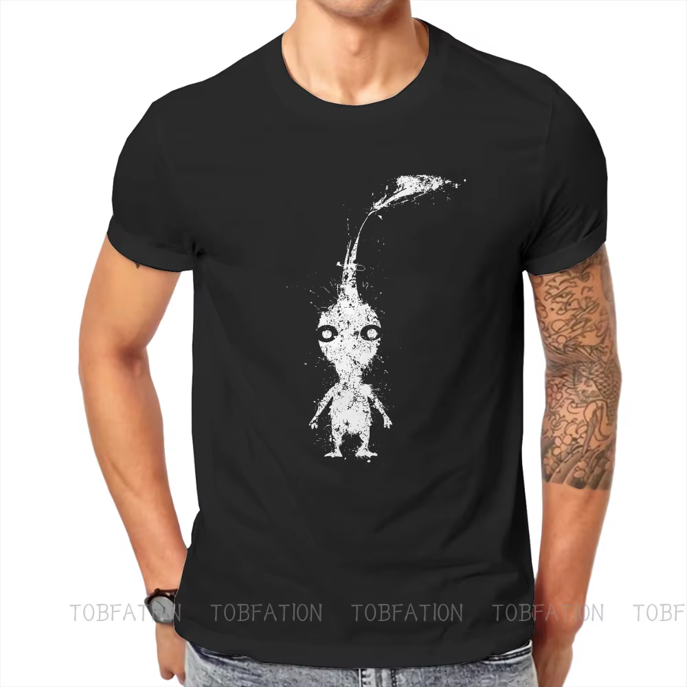 T-shirt blanc à col rond pour hommes