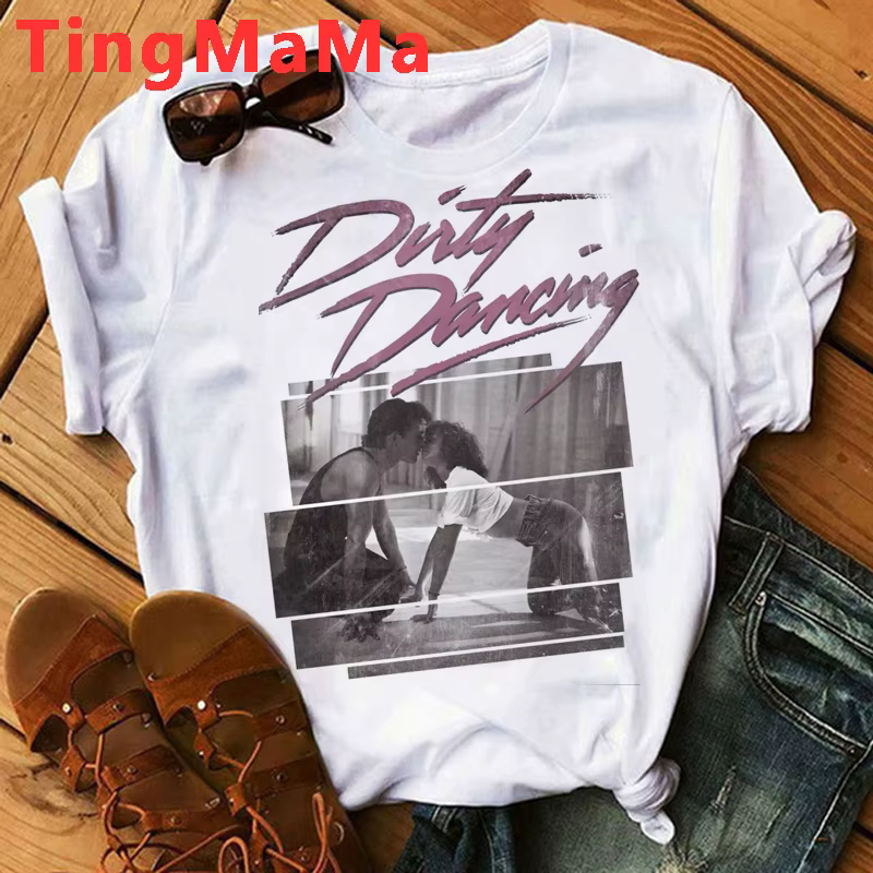 Film chaud danse sale T-shirt femmes Kawaii dessin animé graphique t-shirts unisexe Hip Hop Harajuku
