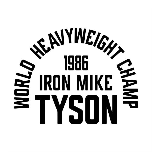 Iron Mike Tyson boxe conception personnalisée t-shirt homme monde poids lourd Champ 1986