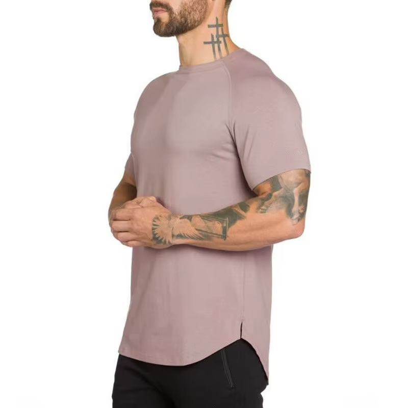 T-shirt à manches courtes et col en V pour homme