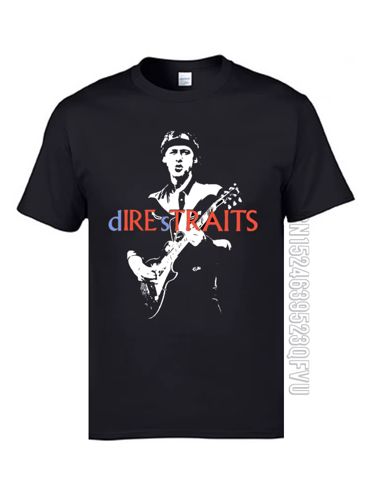 T-shirt hiphop JERock Dire Straits pour hommes