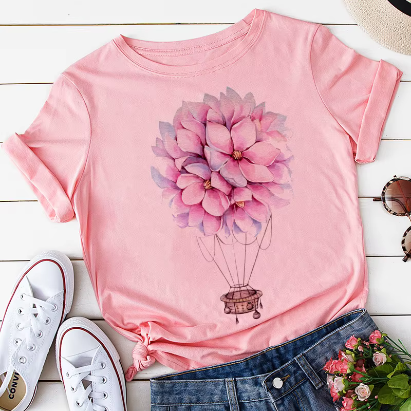 T-shirt à manches courtes pour femmes