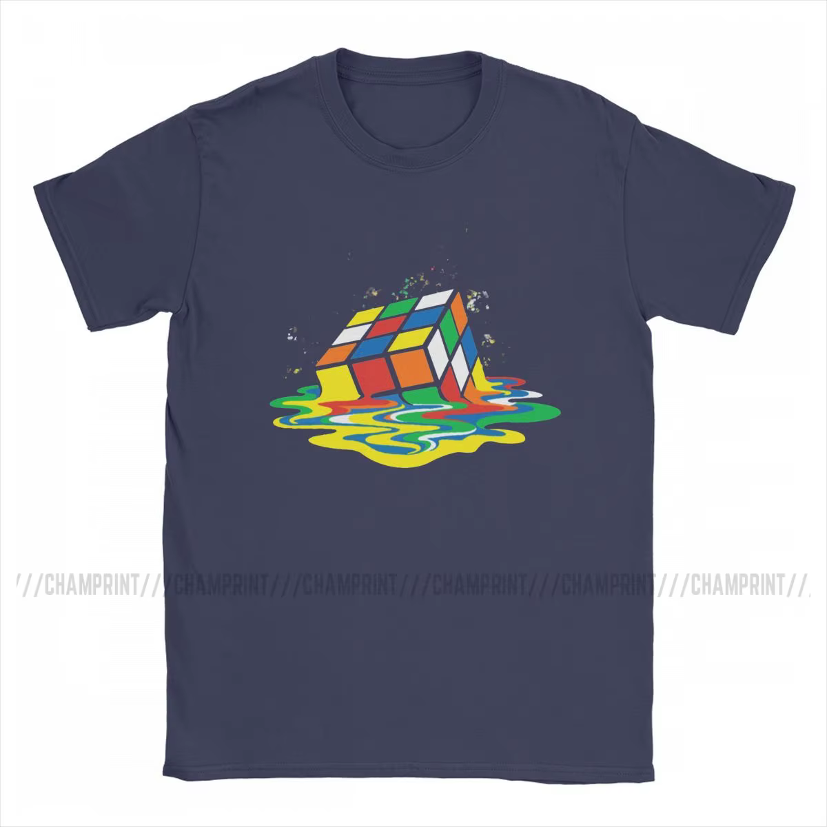 Drôle Cube de fusion Sheldon la théorie du Big Bang T-Shirts hommes 100% coton