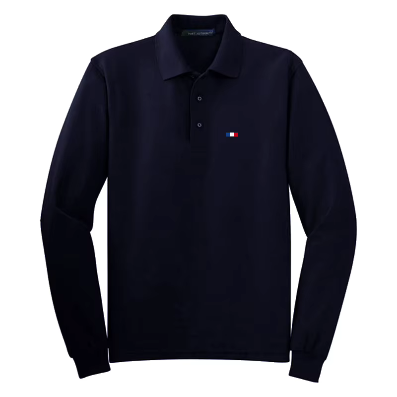 Nouveau Design Polos chemises hommes automne respirant 100% coton
