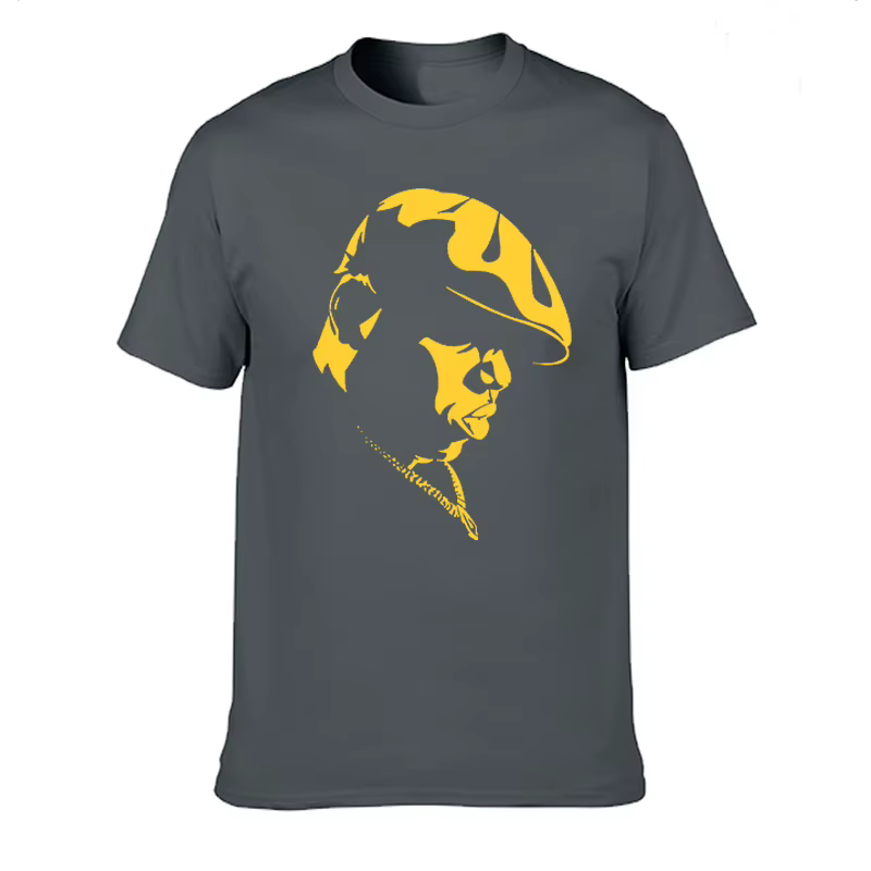 Amusant notoire grande chemise hommes à manches courtes Biggie Smalls t-shirt Hiphop Rock Biggie Smalls t-shirt mâle notoire B.I.G. T-shirt hauts