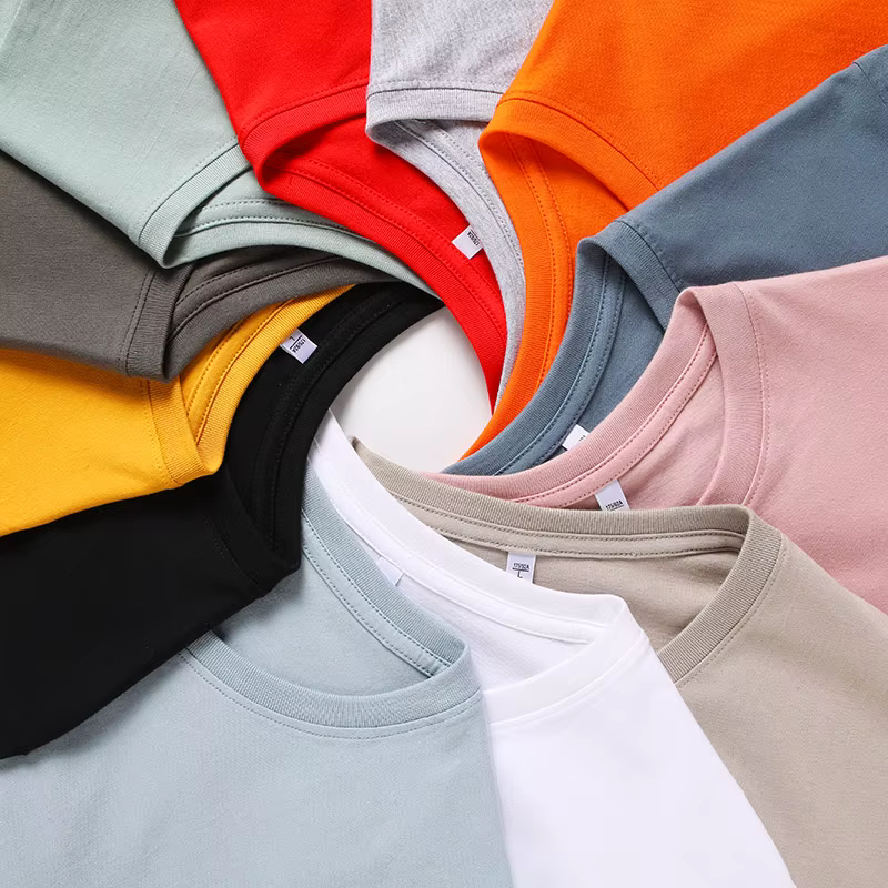 Offre spéciale T-Shirts d'été hommes femmes coton t-shirt mâle Simple solide