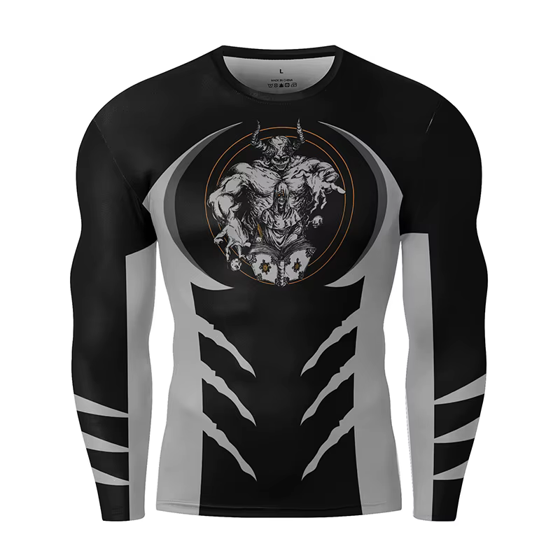 T-shirt à manches longues imprimé en 3D