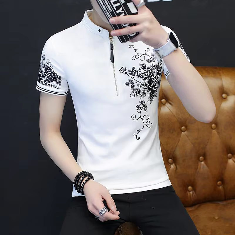 Hommes Polo hommes chemise à manches courtes Polo imprimé Polo nouveaux vêtements été Streetwear décontracté mode hommes hauts