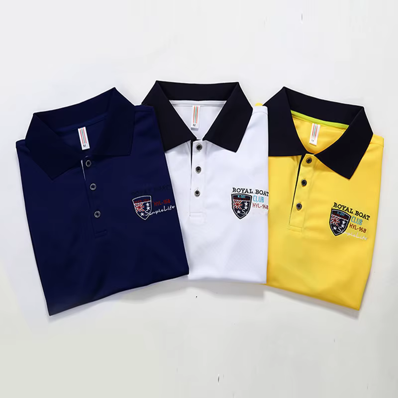 Polo décontracté à manches courtes pour hommes