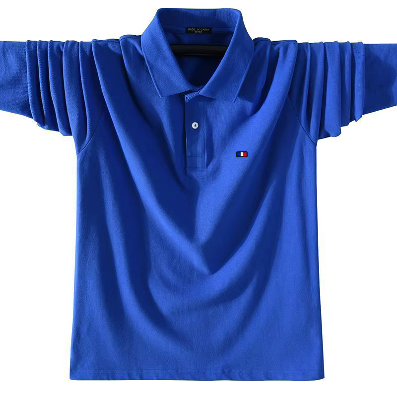 5XL mode vêtements de sport de haute qualité nouveau Design hommes Polos chemises à manches longues 100% coton