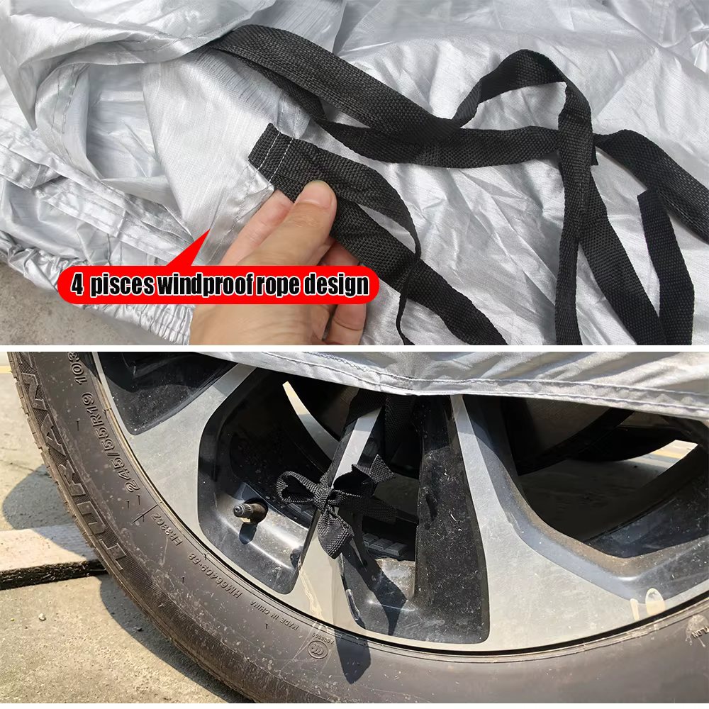 Housse de voiture extérieure soleil pluie neige vent prévenir couverture automatique anti-poussière pour VW Volkswagen Polo 1994-2025