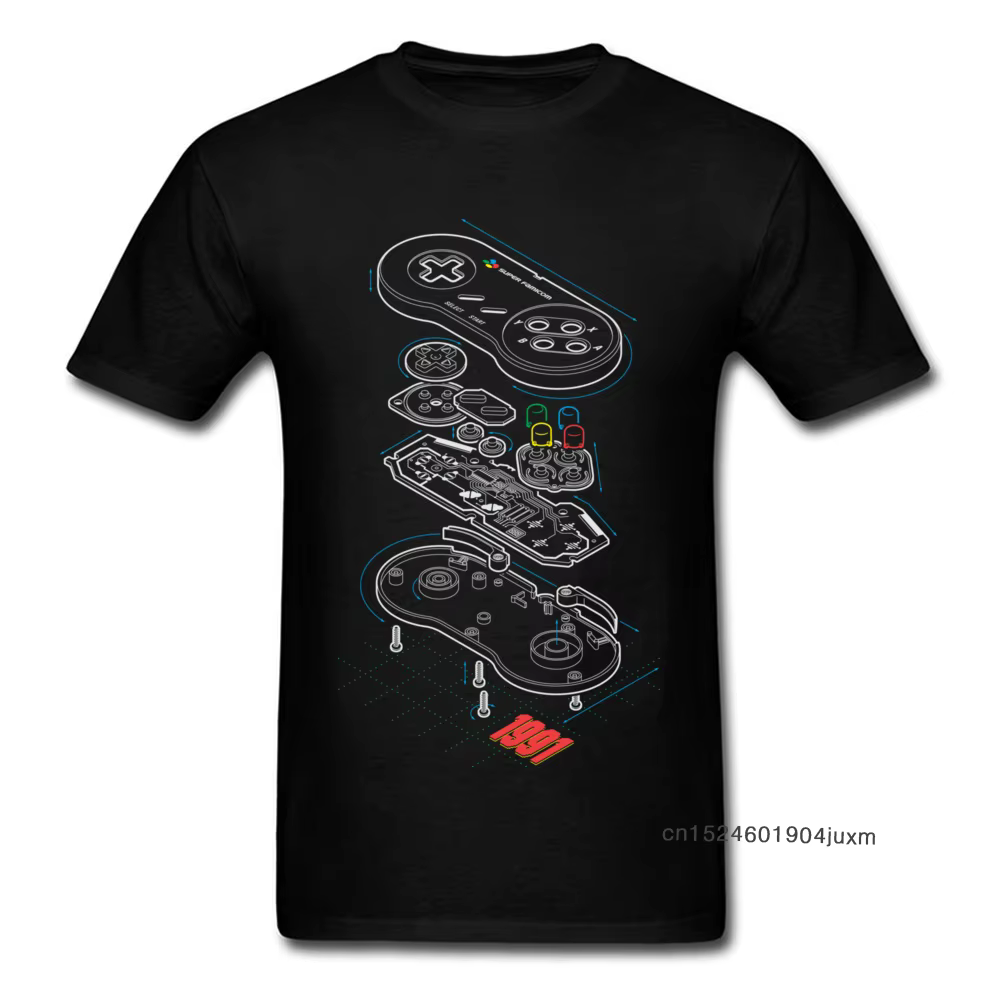 T-Shirt Personnalisé en Coton Noir pour Homme