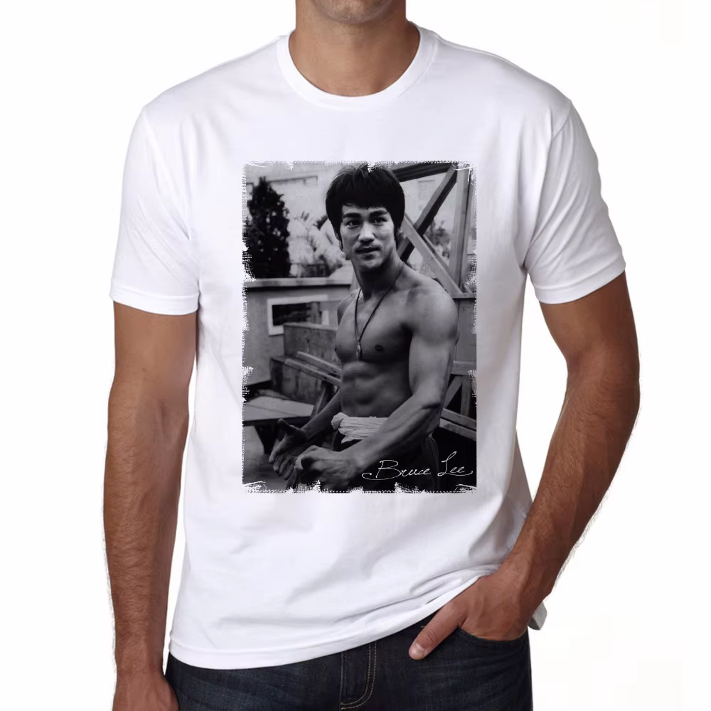 T-Shirt homme en coton blanc
