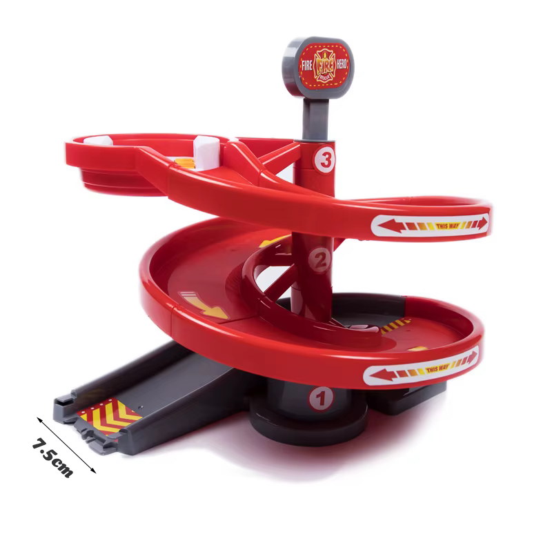 Jouet piste de course magique et scintillante, bricolage, accessoires universels, rampe tournant pont de route, carrefour Rail voiture, cadeaux pour enfants