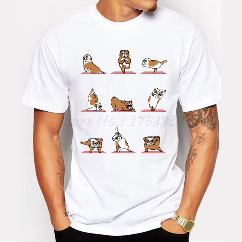 T-shirt au design humoristique pour hommes