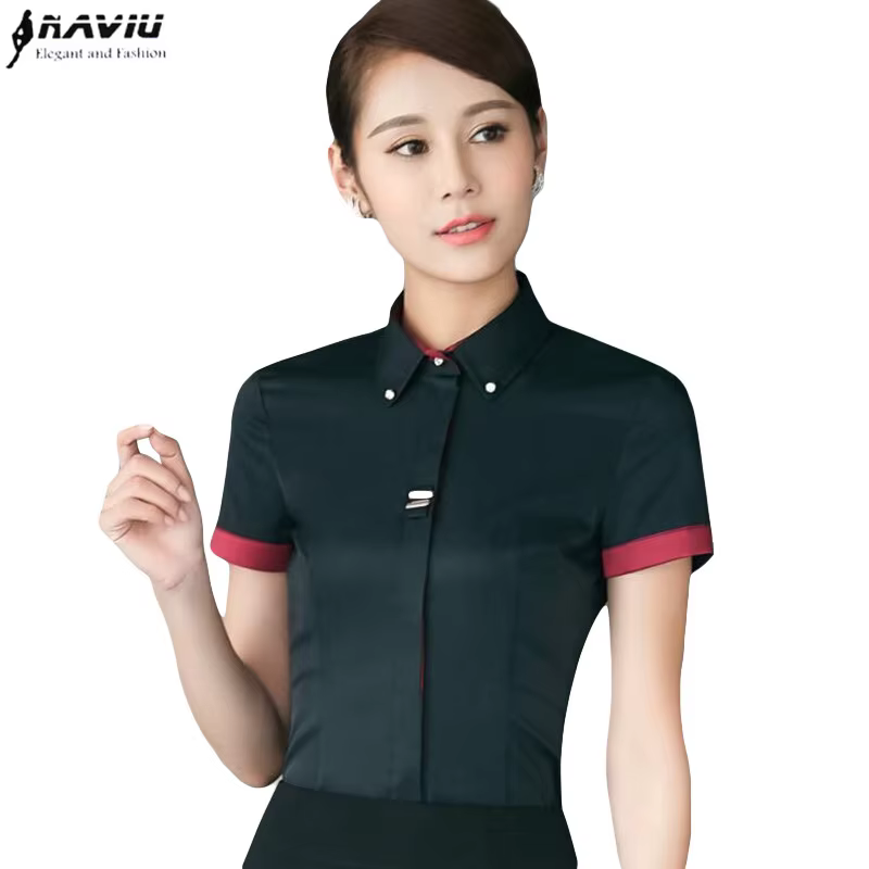Chemise à manches courtes pour femme