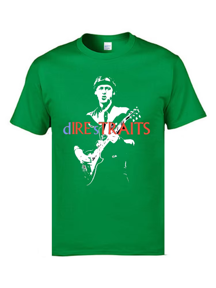 T-shirt hiphop JERock Dire Straits pour hommes