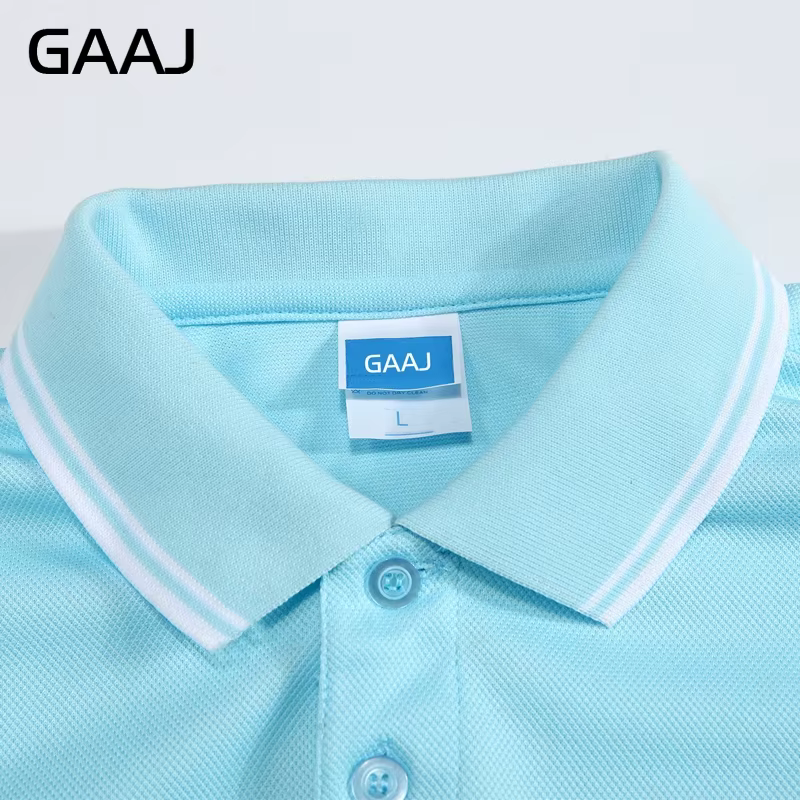 GAAJ - Polo Shirt Hommes Polos Homme Chemise D'été NOUS Célèbre Marque Coton À Rayures Courtes Vêtements