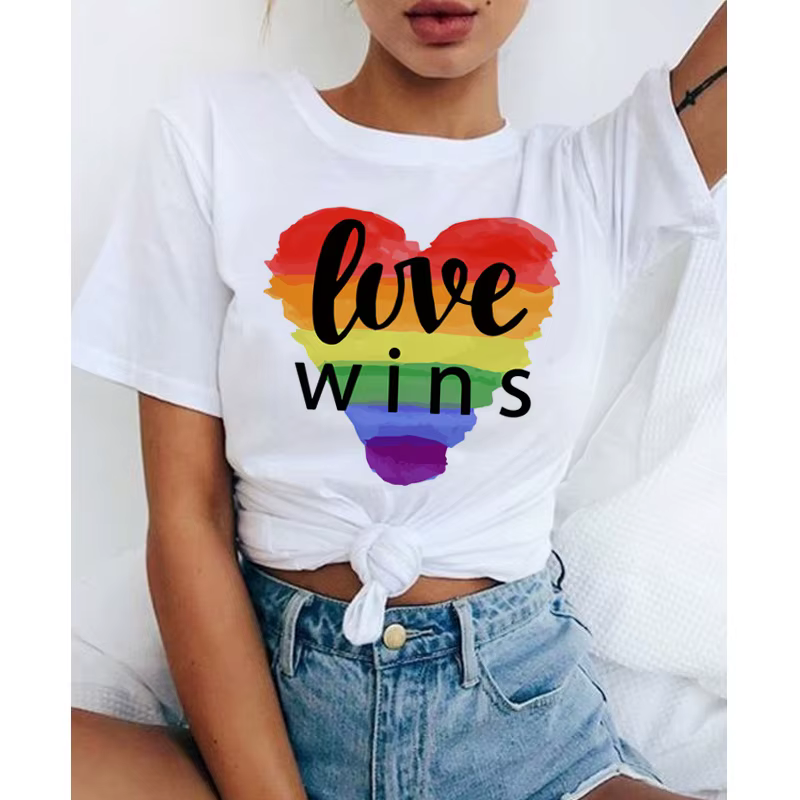 T-shirt femme, lgbt