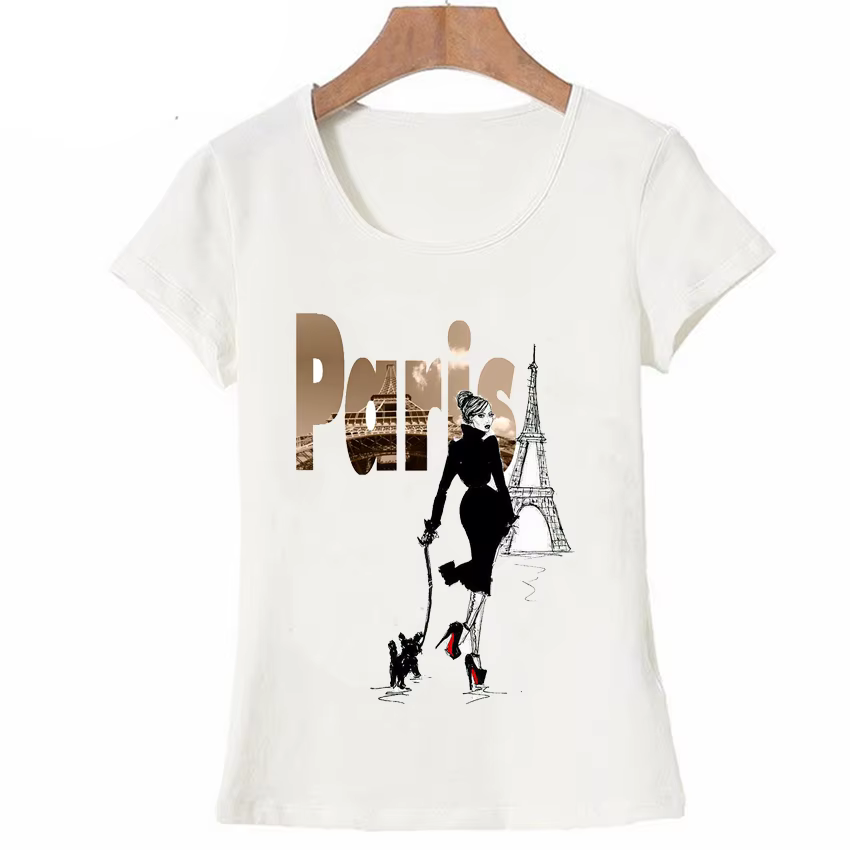 T-Shirt Décontracté et Mignon pour Femme et Fille