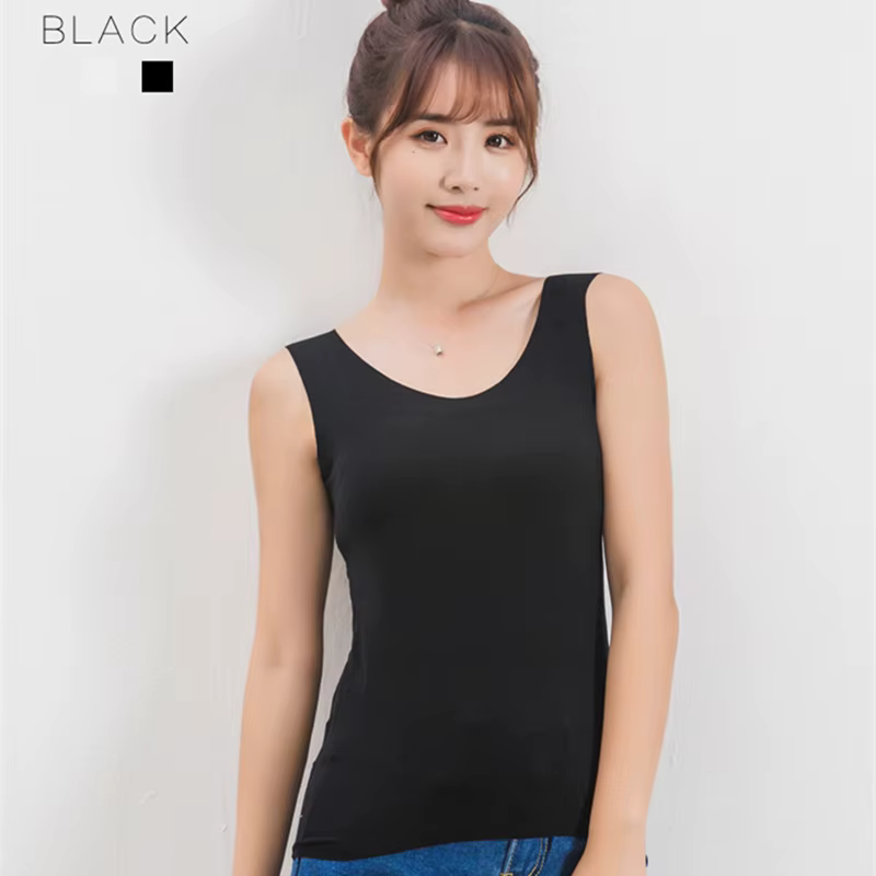 Haut en fibre de viscose sans couture pour femme