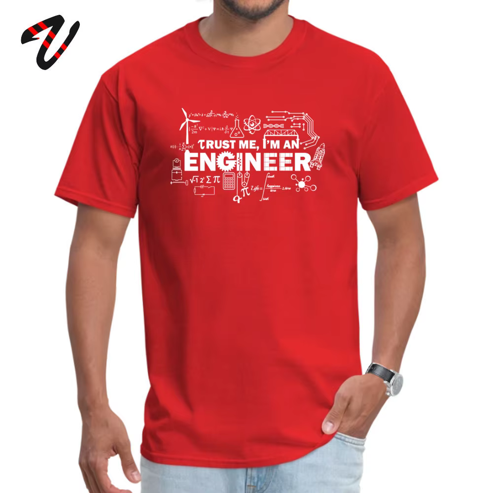 T-shirt Geek pour homme, estival et amusant, personnalisé, avec lettres imprimées, pour la fête des pères et des maths