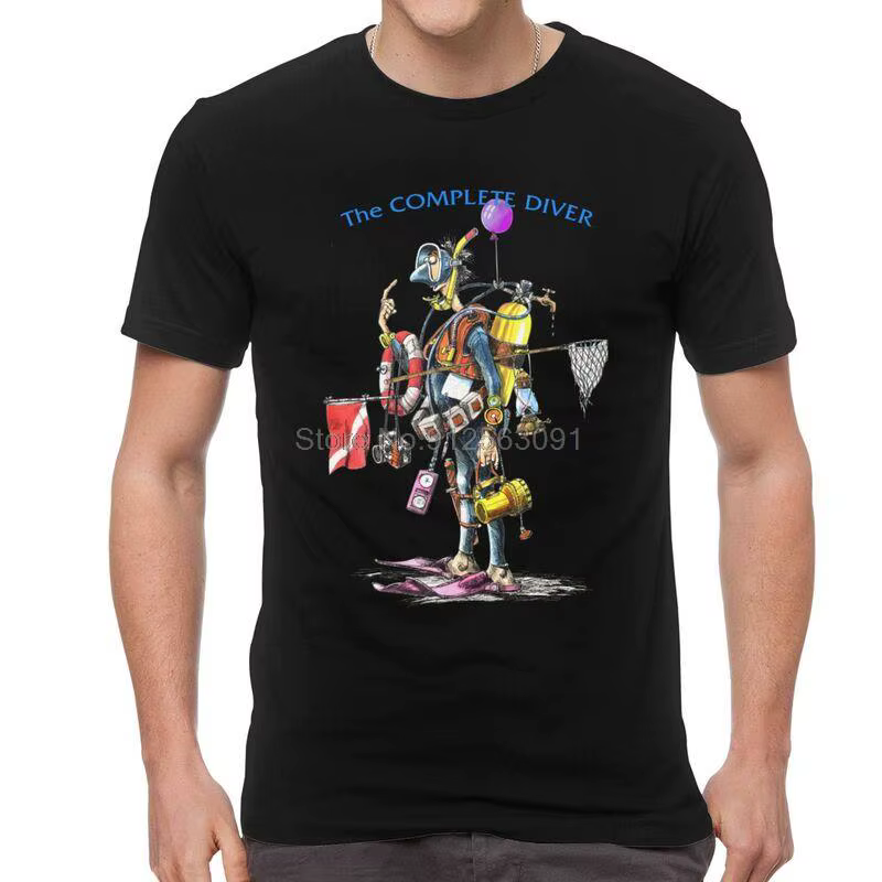 T-shirt de plongée sous-marine pour hommes