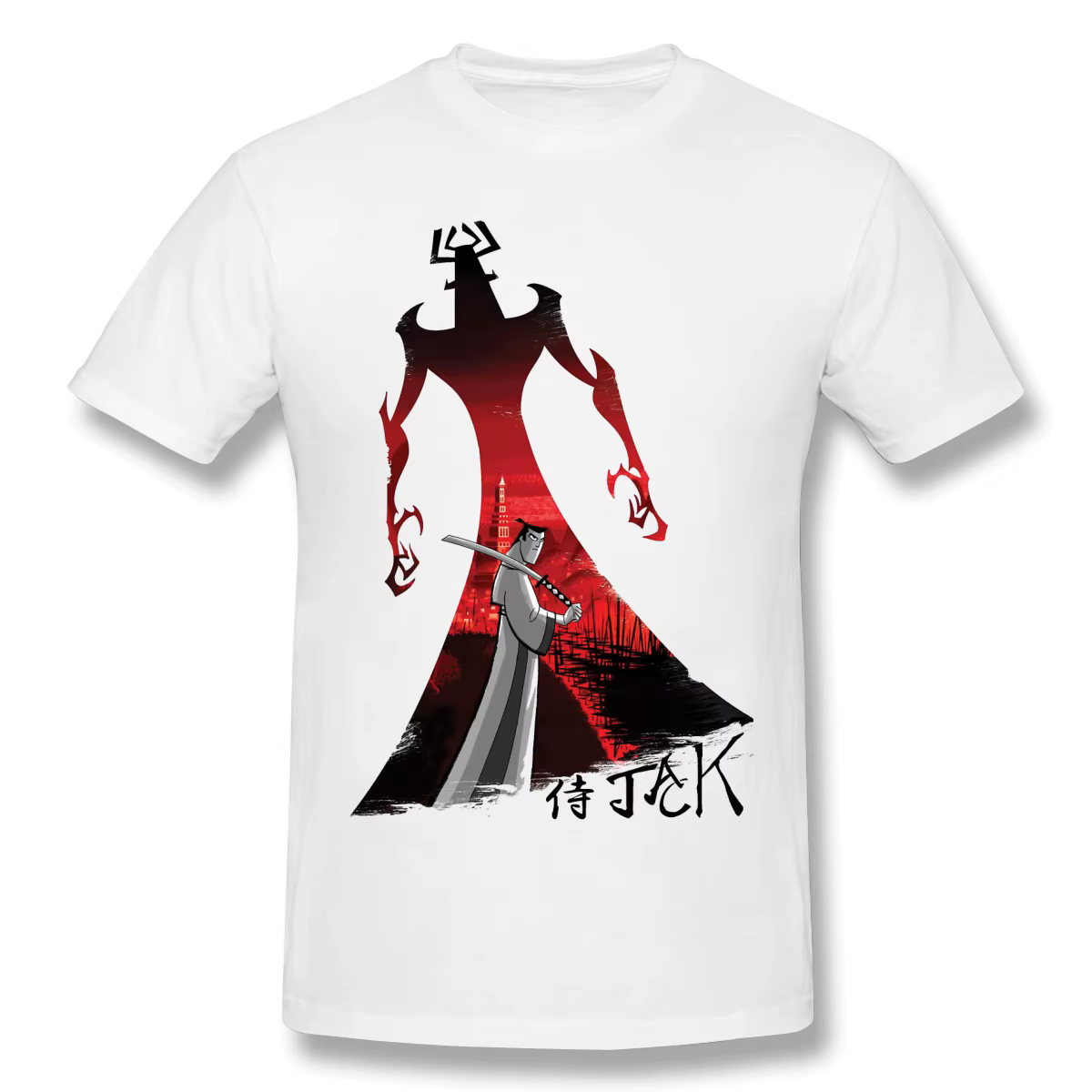 Samouraï Jack Cool créatif t-shirt décontracté offre spéciale
